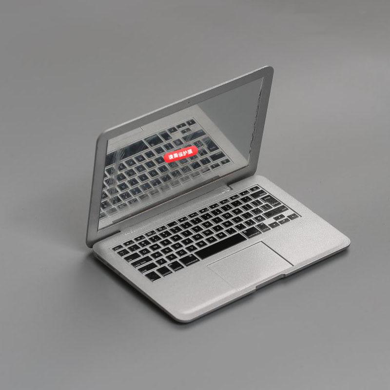 Mini Laptop-Shaped Folding Makeup Mirror