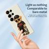 For Samsung Galaxy S25 Ultra Case Cool Bear Pattern Printing Straight Edge TPU Phone Back Cover