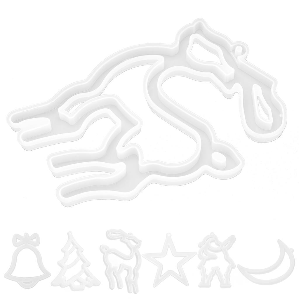 Christmas Silicone Mold Resin Best Gift Various Shapes Christmas Decorations for Room Car