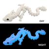 Simulated Eye 3D Printed Dragon All-In-One Molding Chinese Dragon 3D Printed Diceratops Dragon Rotatable Flexible