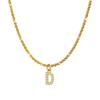 European and American Wind Titanium Steel Sparkling Necklace Women Inlaid with Zirconium 26 English Letters Pendant Collarbone Chain Girls High Sense