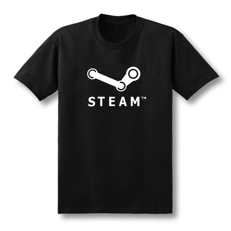 STEAM Short-sleeved T-shirts, Game Platform Team Uniforms, Valve Company Uniforms, Geek Geek Clothes