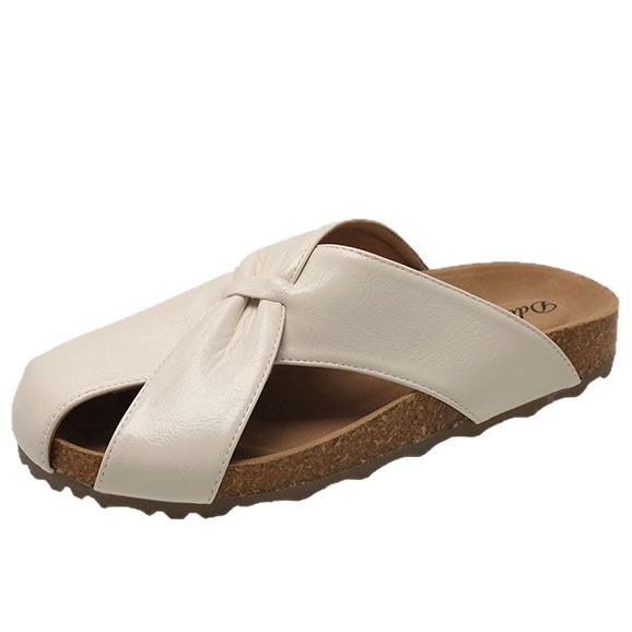 Baotou Half Slippers Women's Fashion 2025 New Summer Soft Leather Flat Bottom Soft Sole Temperament One Foot Cool Slippers Women's Shoes