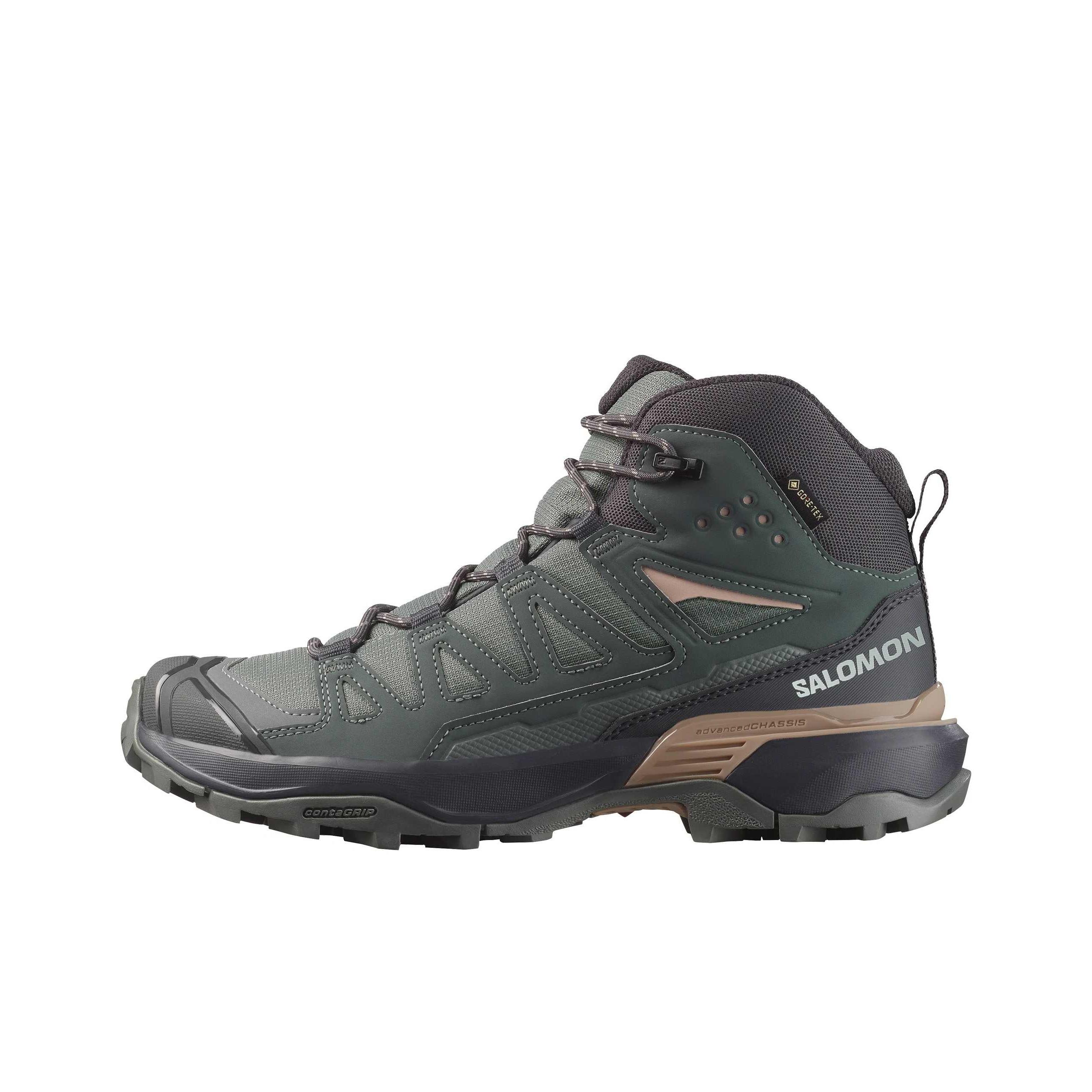 

SALOMON X Ultra 360 Ткань Классические Практичные Стильные Амортизирующие Водонепроницаемые Дышащие Поддерживающие Ботинки для хайкинга средней высоты Женские Ботинки для хайкинга 478650 40