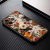 Schmetterlingsblumenmuster Handyhülle Für Apple iPhone 17 16 16E 15 14 13 12 11 Pro Max Plus Schwarz Weiches Silikon
