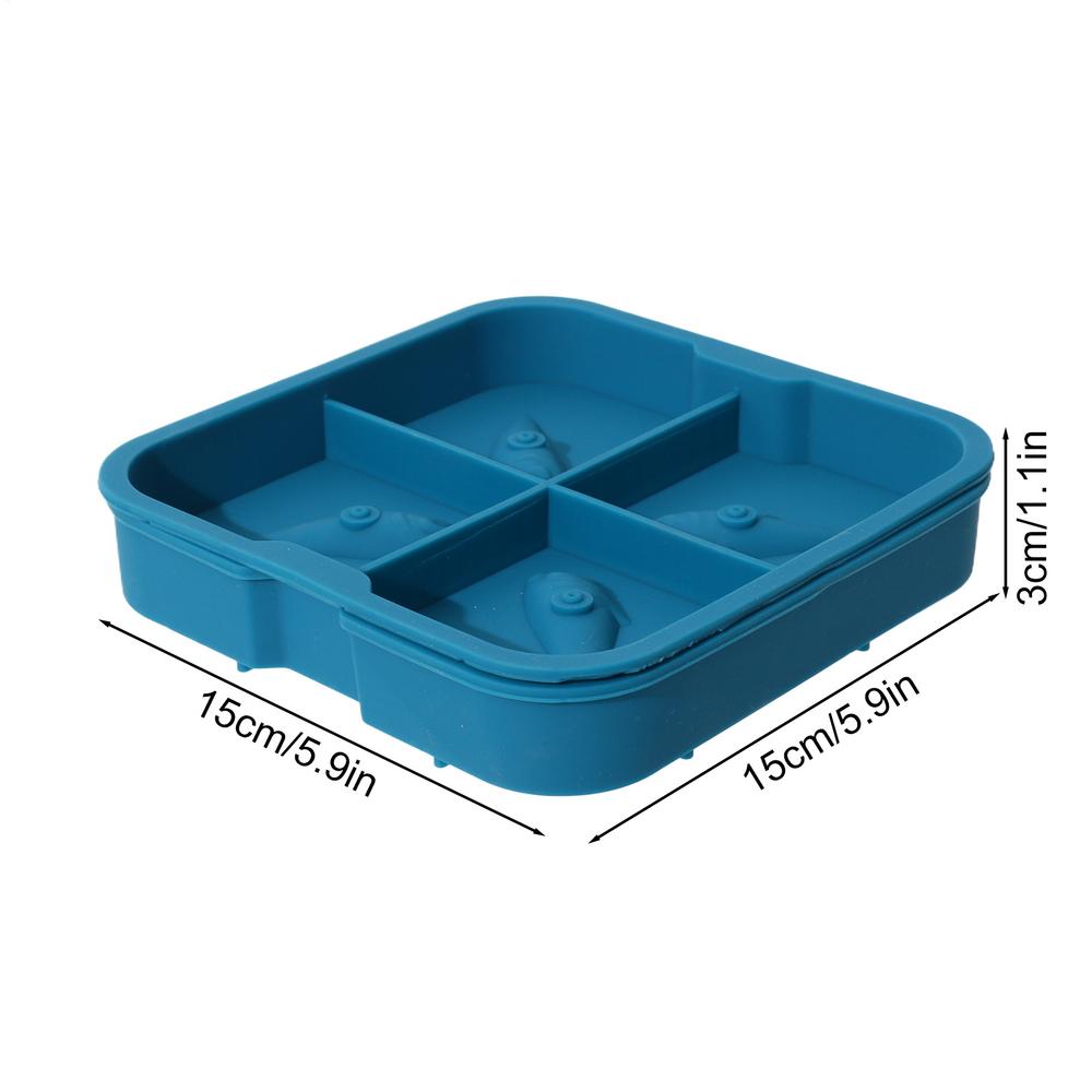Isform Haj Chokladformar Söta 4-hålsformar För Cocktaildryck Whiskey Is Choklad Kök Hem Samling Fest