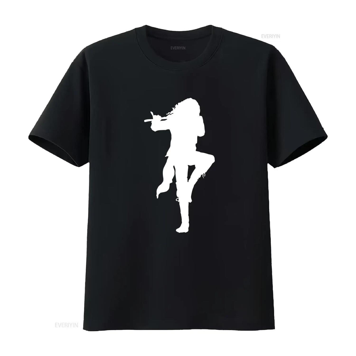 

Ian Anderson Jethro Tull T Shirt Black Cotton All Sizes S 5XL JJ2970 Vintage Washed Breathable Fashion Versatile Streetwear XXXXXL чорний