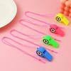 24pcs Mini Plastic Whistles with Ropes Kids Soccer Football Birthday Party Favors Goodies Bag Pinata Filler Toys Christmas Gifts