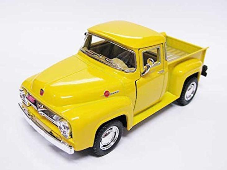 

1956 Ford Pickup Diecast Model Scale American Goods American Goods Store F-100 Car, 1/38 (13cm/Yellow)