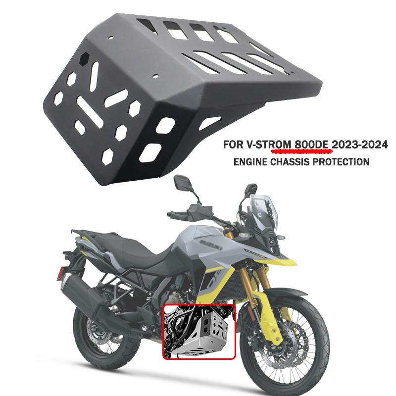 For Suzuki V-STROM 800DE VStrom 800 DE 800de 2023- Motorcycle Aluminum Engine Protection Cover Chassis Under Guard Skid Plate