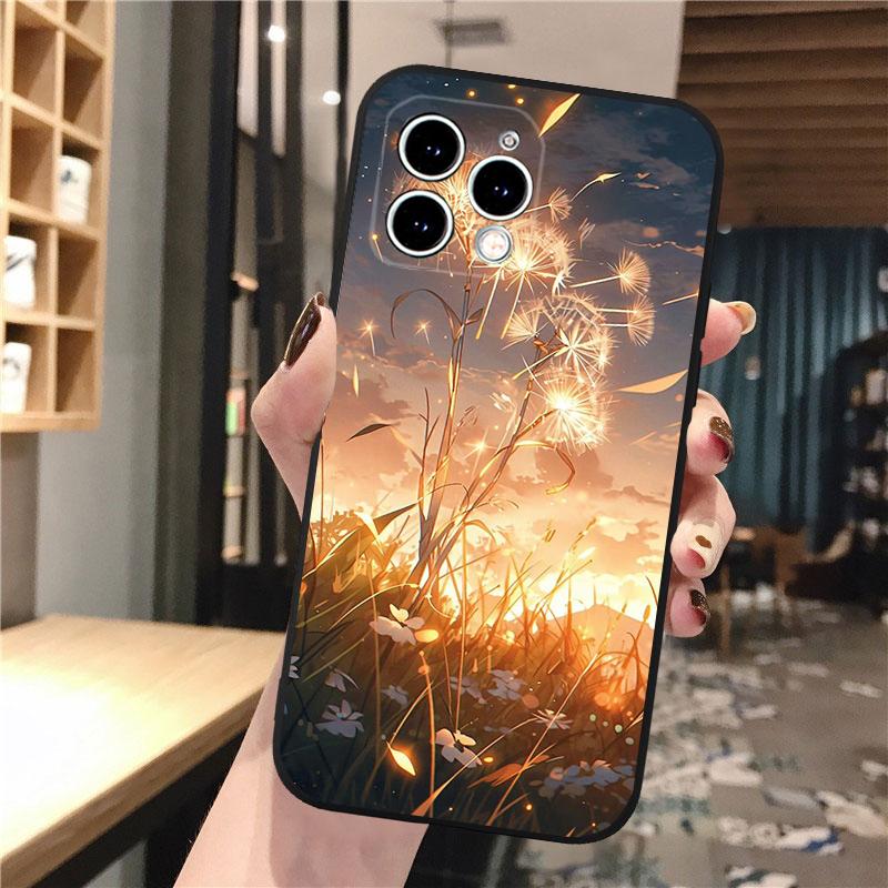 Mooie Paardenbloem Telefoonhoesje Voor iPhone Samsung Galaxy Redmi Xiaomi Oppo OnePlus Note SA 7 8 9 10 11 12 13 14 20 21 22 23 53 54 Pro Max Plus Ultra