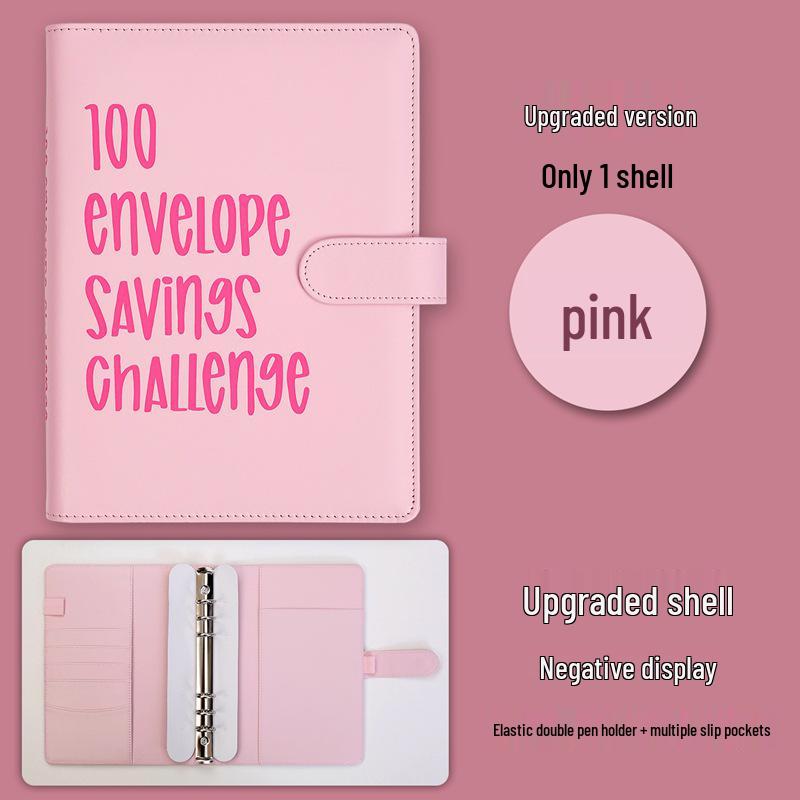 100-Day Cross-Border Savings Challenge Notebook for Couples