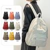 Trendsetting Lightweight Waterproof Nylon Backpack: Durable, Spacious, and Stylish for Students