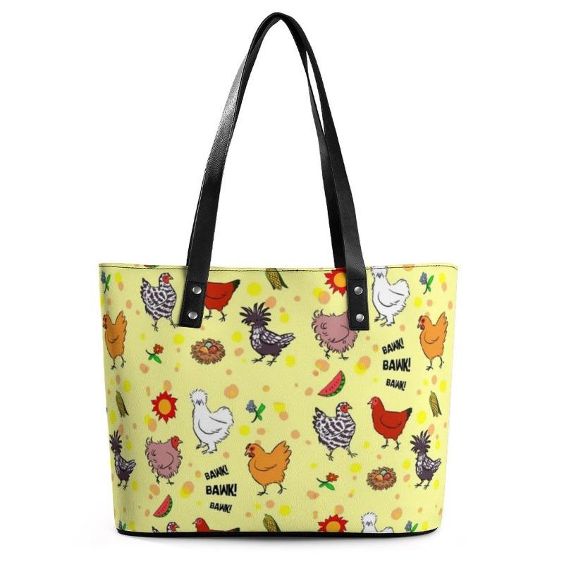 Tote Handbag Shoulder Handbag Large Capacity Trendy Niche Digital Color Printing Tote Bag