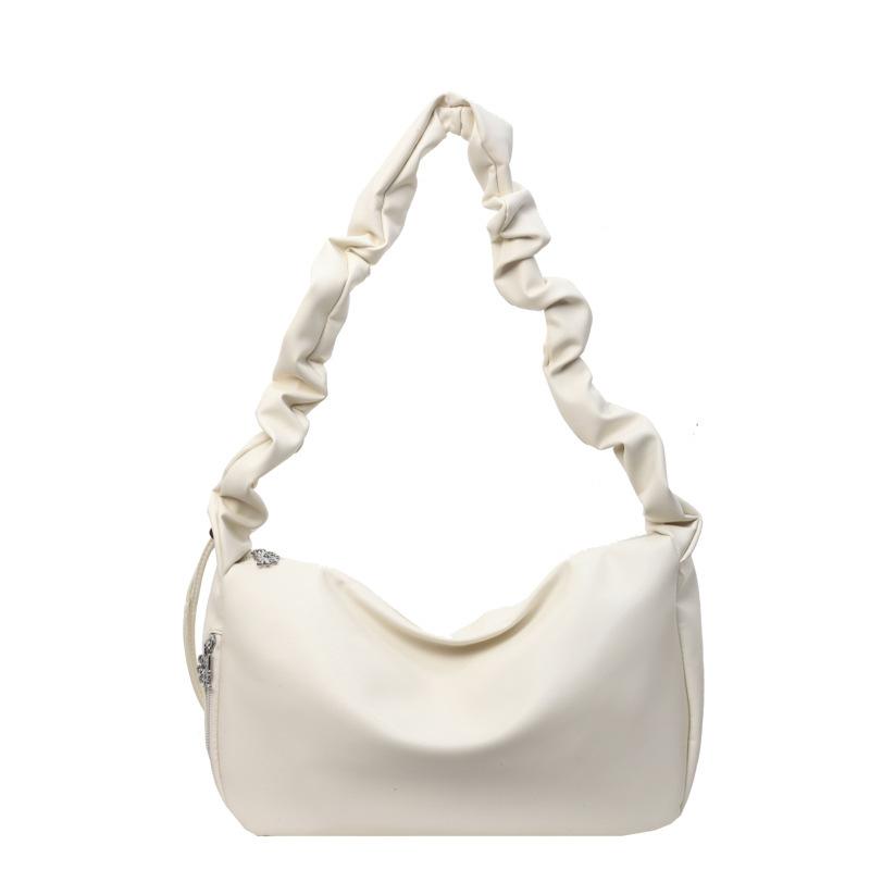 Premium Pleated Cloud Bag Women's 2025 New Trendy Fashion Dumpling Bag Large Capacity Commuter Shoulder Messenger Bag