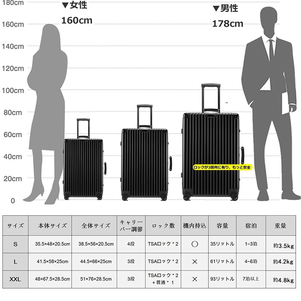 Suitcase Aluminum Frame Lightweight Carry Case Shockproof Carry Case Carry Bag Popular Large TSA Lock Quiet Travel Business Suitcase 1608 [lanbao]