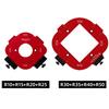4in1 Woodworking Router Arcs Angle Positioning Template Corner Radius Routers R10-R50 Radius Jig Woodworking Positioning Tool