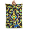 Super Soft kamen rider anime Throw Blanket Premium Flannel Fleece Lightweight Bed Blanket Fuzzy Plush Bedspread All Season Use