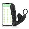 APP Control Male Telescopic Prostate Massager Bluetooth Thursting Butt Plug Anal Vibrator Sex Toys for Men Ass Buttplug 18 Modes