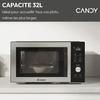 Candy Essenza CMCA29EDLB 1000W 29L Digital Black Combi Microwave - Fan-assisted - 5 Power Levels - 10 Auto Menus