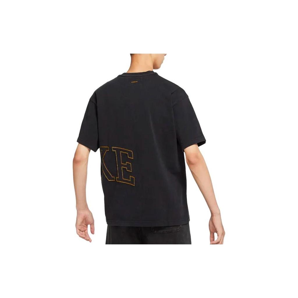 Nike Logo Crew Neck Pullover Short Sleeve T-Shirt Men Tops Black DX5836-010