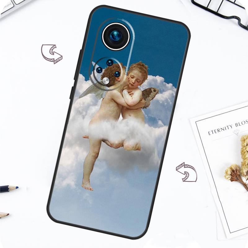 Renaissance Angels In Sky Case For Honor Magic 7 5 6 Lite Honor 200 Pro X8b X9a X8a X8 X9 X9c X9b 50 70 90 Lite Cover