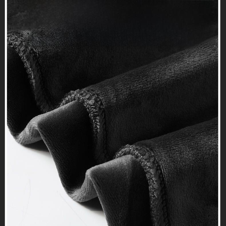 Dicke Winter-Jogginghose mit Samtfutter für Herren mit Bündchen an den Knöcheln