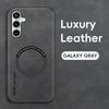 Magnetic Retro Leather Soft Case For Samsung Galaxy S24 FE S25 FE S25FE S24FE 5G Wireless Charging Phone Case Cover