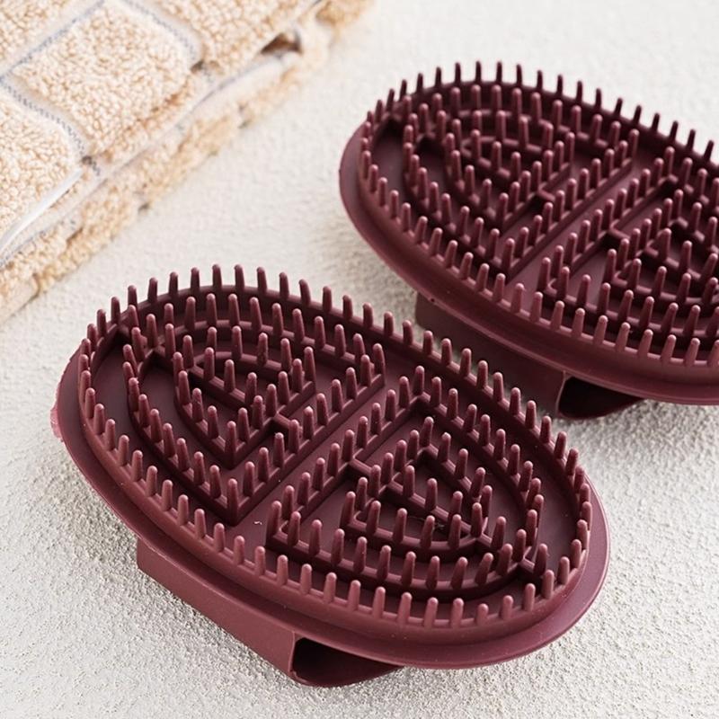 Multifunctional Acupressures Massage Brush With Smooth Surfaces For Full Body Therapys And Beauty Care