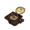 Brass Working Pirates Compass Chain and Wooden Box