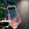 Gradient Laser Love Heart Pattern Clear Case For Google Pixel 10 9 Pro XL 10A 9A 8 8Pro 8A Glitter Transparent Shockproof Cover