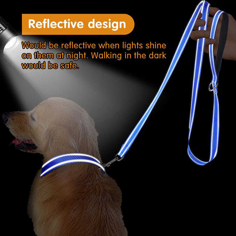 Neu Katzen Hunde Geschirr Halsband Blei Gurt Nacht Reflexion Hund Haustier Abschleppseil 1.2/1.5/1,8 m Schutz Seil pet Walking Training Leine