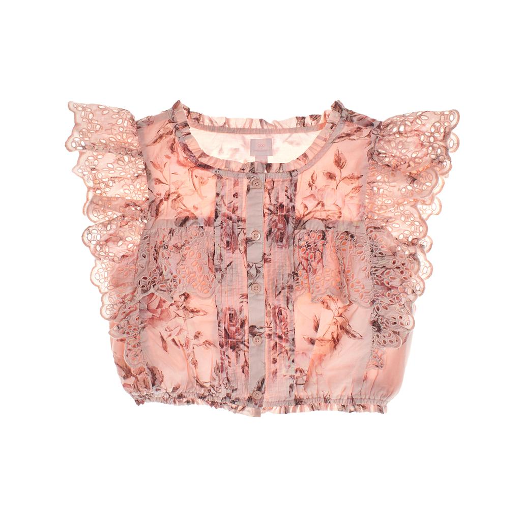 Blusa sin Mangas con Volantes 786979 para Niña