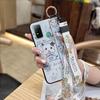 Anti-knock Lanyard Phone Case For Doogee N30 Cartoon Protective Fashion Design Soft Case Phone Holder Shockproof Ring