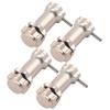 4Pcs Aluminium 17mm Hex Hub Extension Adapter for 1:8 Ratio RC Model Car(Black)
