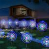 Outdoor Solar Fireworks Light 200 LEDs Solar Garden Lights Decorative Solar Lights for Garden Patio Lawn Christmas Decor Lamp
