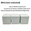 Bamboo Lid Square Metal Storage Tin for Coffee, Sugar, Tea - European American Style