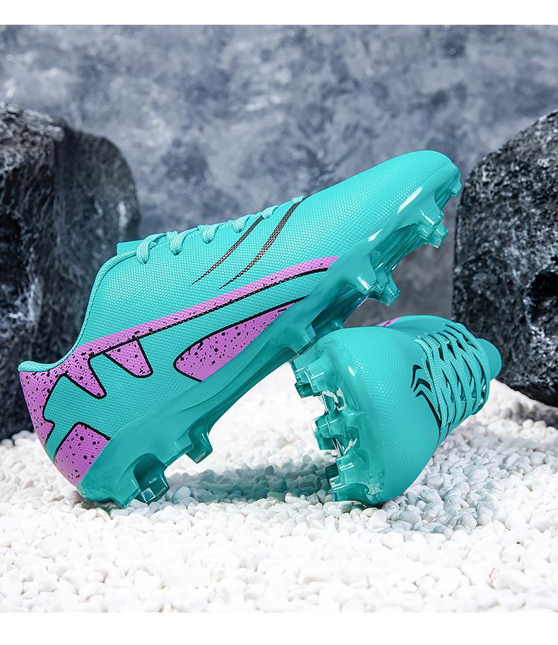 Long Nail AG Low-Top Artificial Grass Soccer Shoes for Men & Women