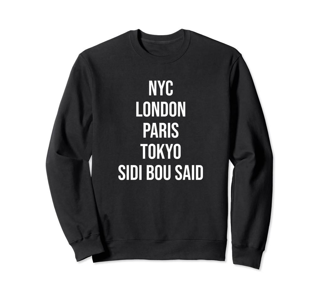 Funny Sidi Bou Said Tunisia Tunisian Souvenir Sweatshirt
