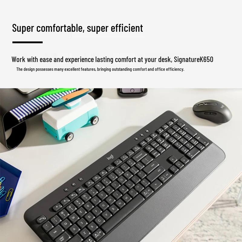 Logitech K650 Wireless Keyboard with Palm Rest