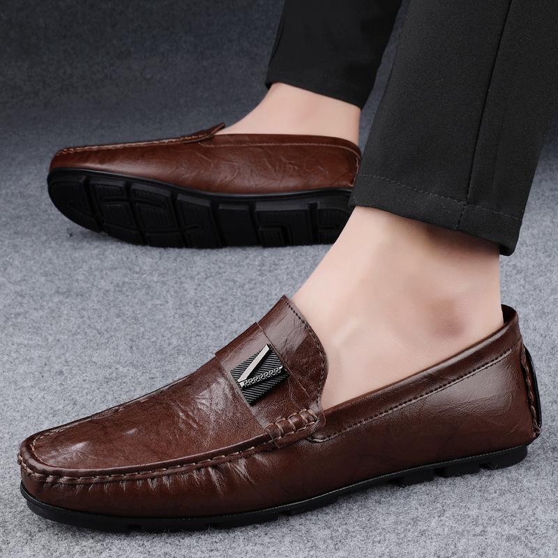Genuine Leather Shoes Men Loafers Comfortable Casual Shoes Men Flats Moccasins Men Footwear
