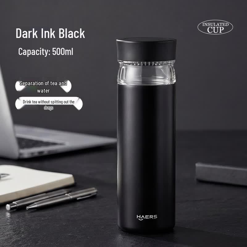 HAERS Tea Infuser Stainless Steel Thermos Cup
