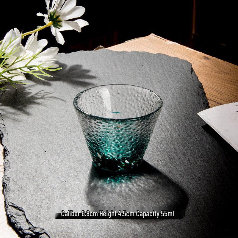 Qi Wei Dazzling Colored Glass Japanese Sake Set