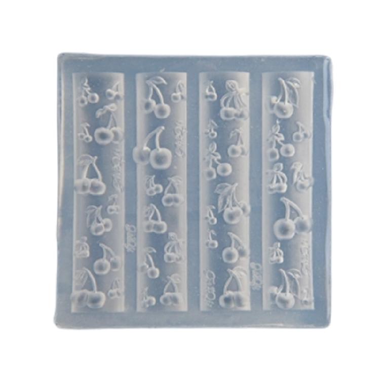 Silicone Nail Art Mold Accessory Molds Food Theme 3D Nail Decorative Mold Silicone Texture Great for Various Nail Types