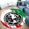 Club America Round Area Rug,Carpet Rug for Living Room Bedroom Sofa Playroom Decor,Non-slip Floor Mat