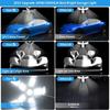15000 lm 150W składane żarówki LED E27 oświetlenie garażowe regulowany wielopanelowy sklep sklepowy lampa sufitowa do oświetlenia magazynu warsztatowego