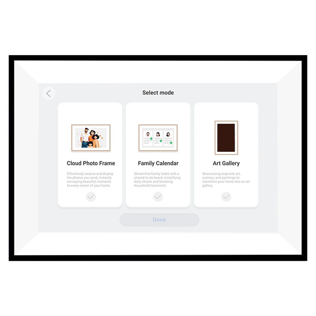 Smart Digital Calendar 10.1in HD Touchscreen Family Planner with Switchable Digital Photo Frame