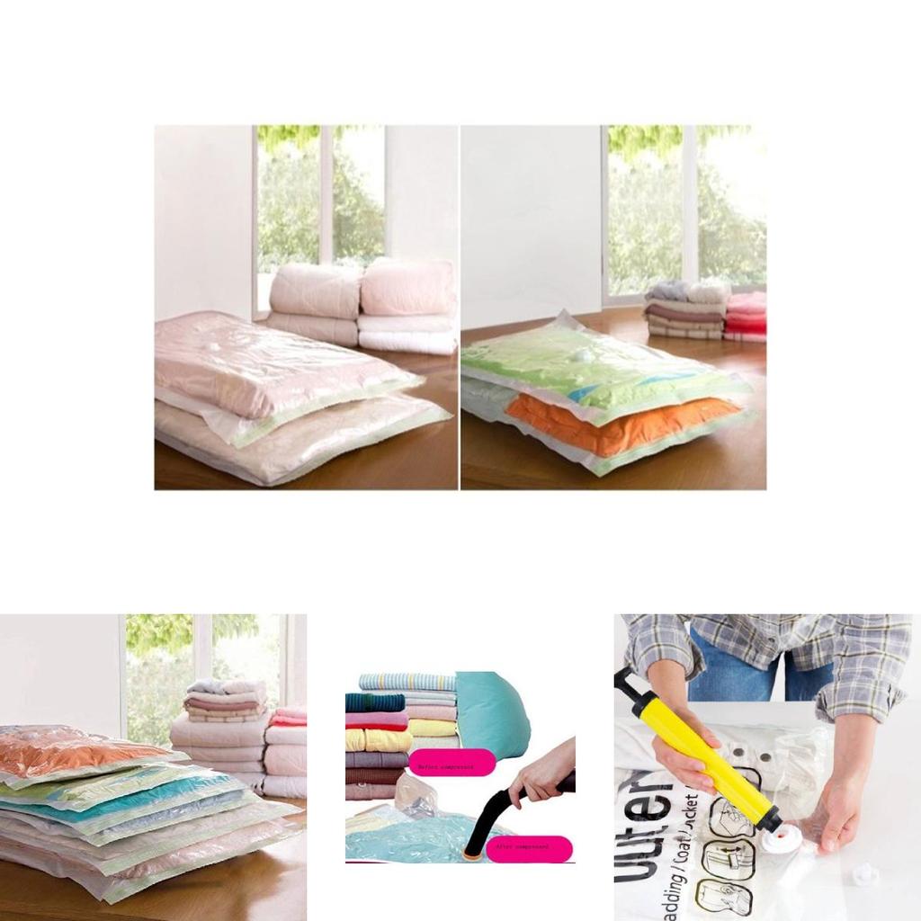 Large Transparent Vacuum Compression Bag Wholesale Pet+pe Material