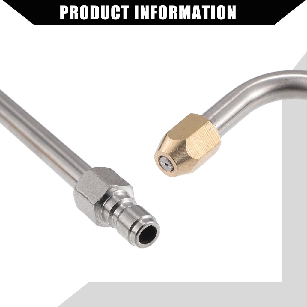 Hihaha Hochdruckreiniger Verlängerungsrohr, Sprühpistolen-Verlängerungsrohr/Außen-Hochdruckreiniger für Autos und Motorräder/L-förmig 90 Grad, 1 Stück