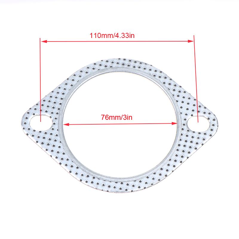 51/55/60/63/70/76MM Exhaust Downpipe Flange Gasket for Cars Maintain Optimal Exhaust Flow